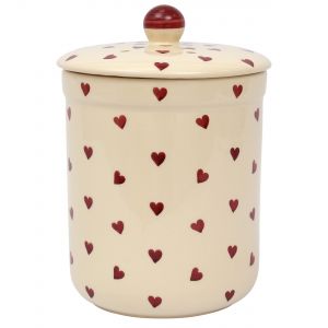 Haselbury Ceramic Compost Caddy - Red Queen of Hearts