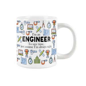 Purely Home Ceramic Jumbo Trades Mug - Engineer