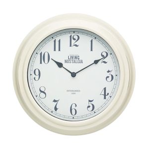 Living Nostalgia Wall Clock - Antique Cream