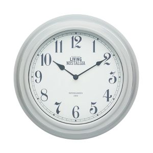 Living Nostalgia Wall Clock - French Grey