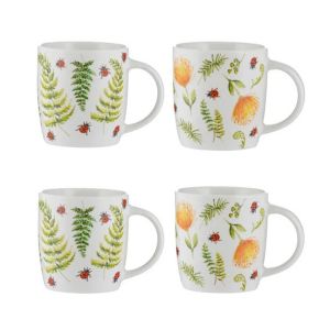 Rayware Ladybird Fine China Mugs - Set of 4