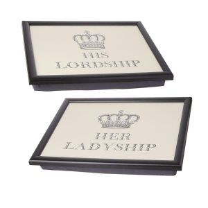Eddingtons Lap Tray Set - Majestic Lord and Ladyship