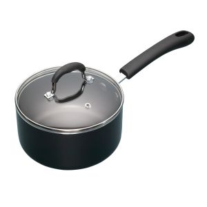 Masterclass Non-Stick Saucepan with Lid - 18cm