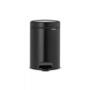 Eco friendly matt black small waste bin