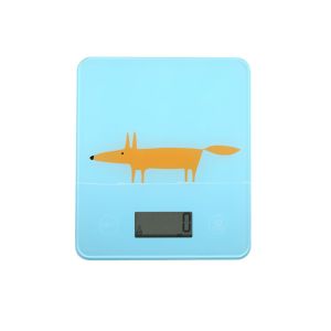 Scion Mr Fox Electronic Kitchen Scales - Blue