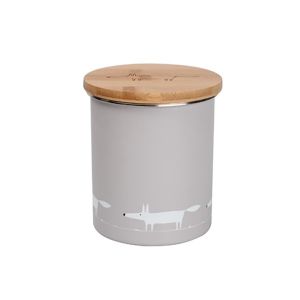 Scion Mr Fox Small Storage Jar - Grey (Single Print)