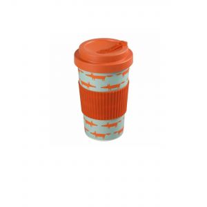 Scion: Bamboo Drinks Mug (Blue & Orange Mr Fox Design)