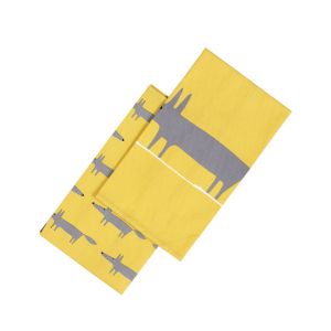 Scion Mr Fox - Set of 2 Tea Towels - Yellow