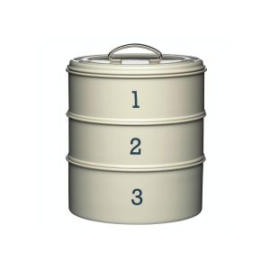 Living Nostalgia 3-Tier Cake Tin Set - Antique Cream