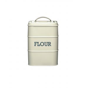 Living Nostalgia Flour Tin - Antique Cream