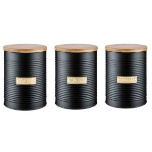 Otto Tea, Coffee & Sugar Set - Black