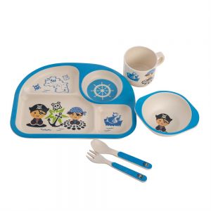  Eco Bamboo 5PC Kids Set - Pirate