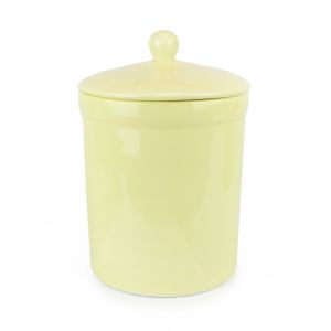  Portland Ceramic Compost Caddy - Pale Yellow