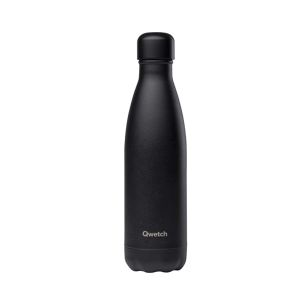 Qwetch Insulated Stainless Steel Bottle 500ml (All Black)