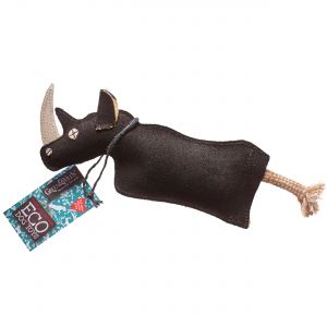 Green & Wilds Eco Dog Toy - Ronnie the Rhino