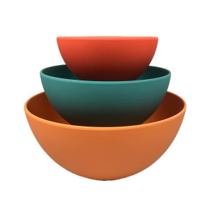 School of Wok Bamboo Mixing Bowls - Set of 3