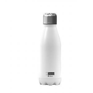 iDrink Insulated Stainless Steel Bottle – White 350ml